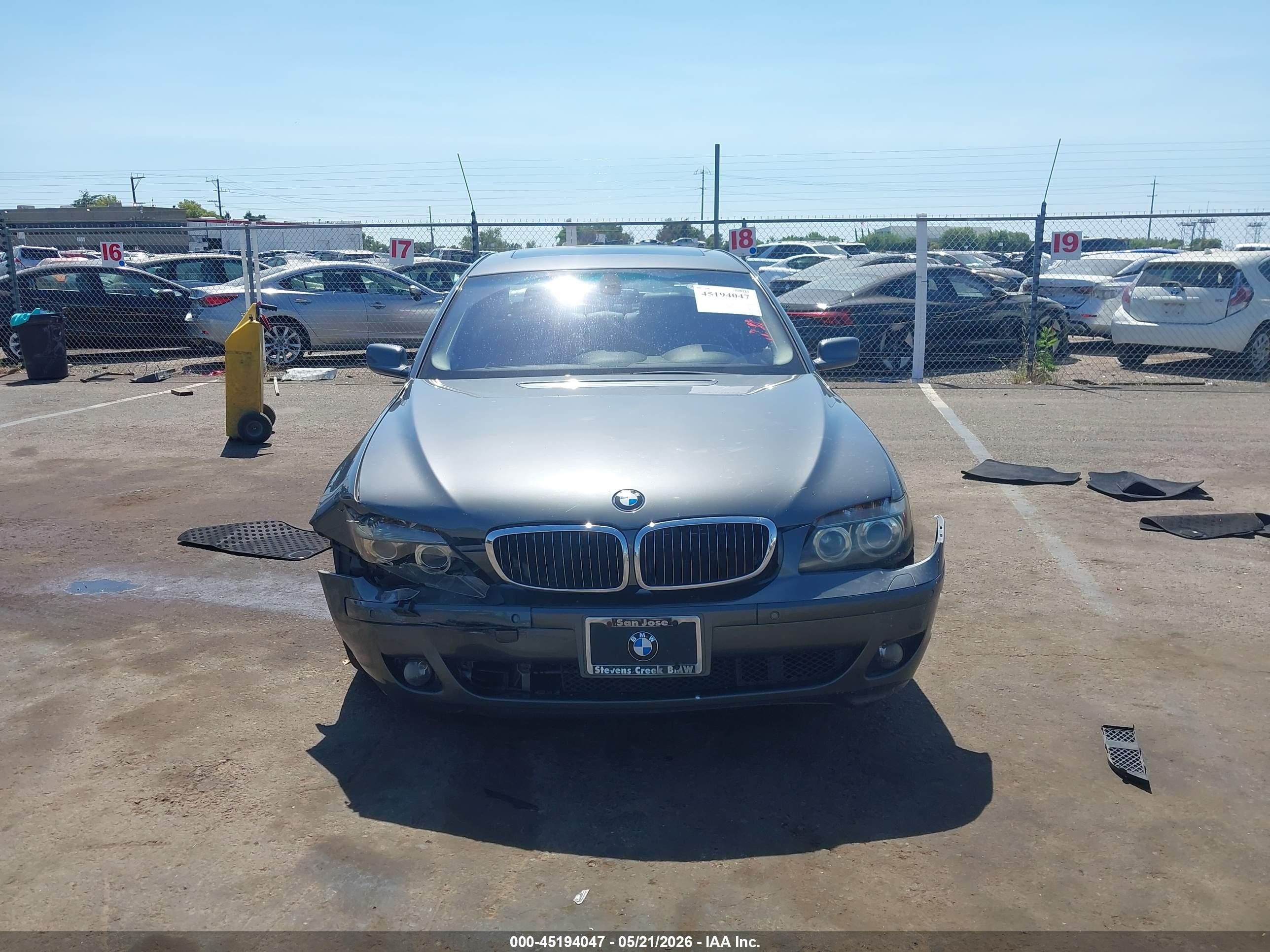2007 Bmw 750li   Black vin: WBAHN83577DT72431