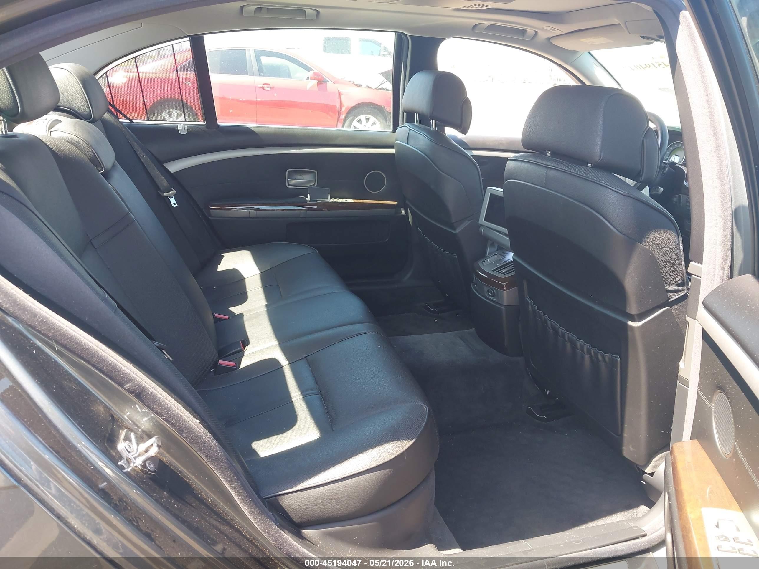 2007 Bmw 750li   Black vin: WBAHN83577DT72431