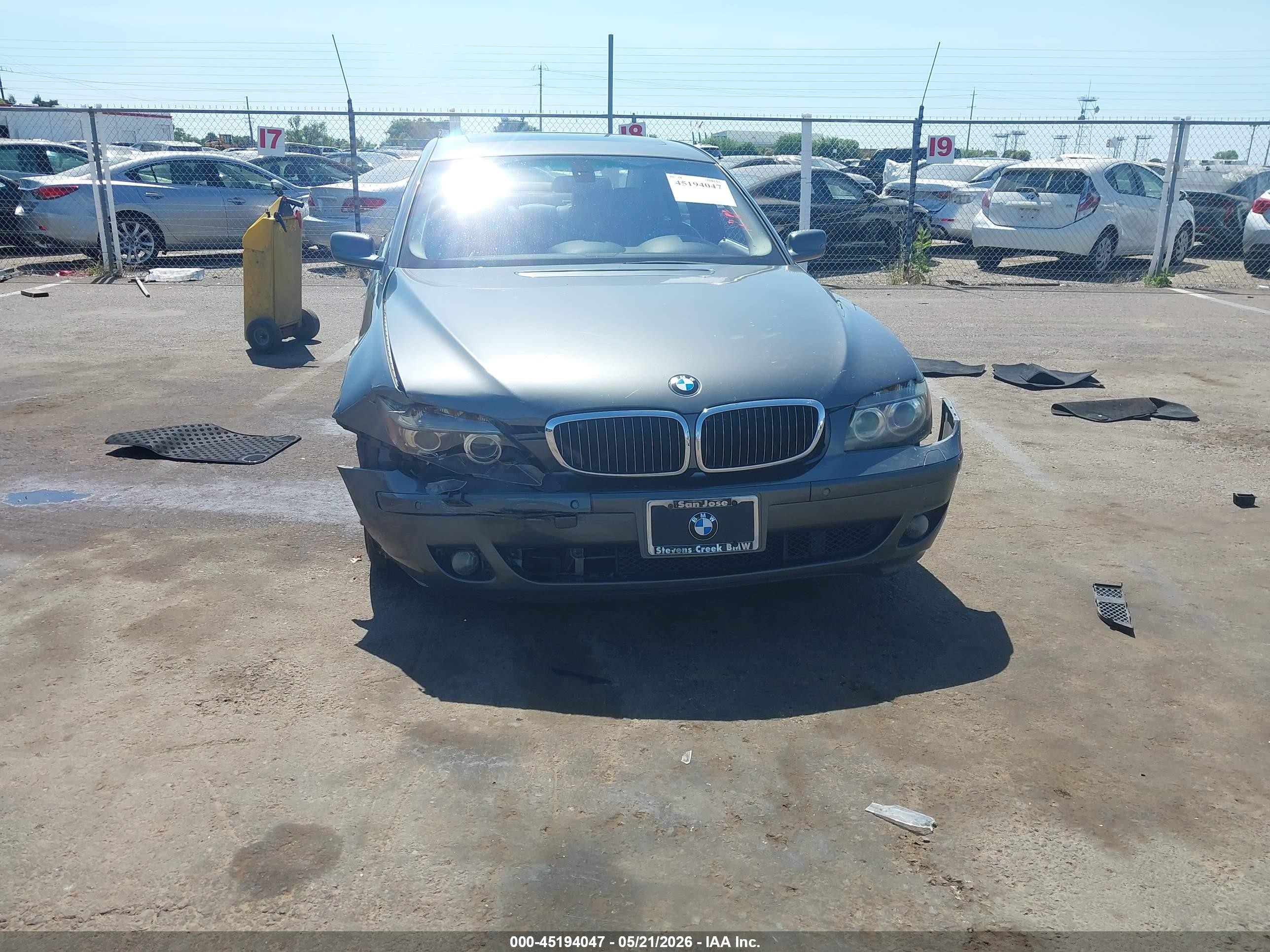 2007 Bmw 750li   Black vin: WBAHN83577DT72431