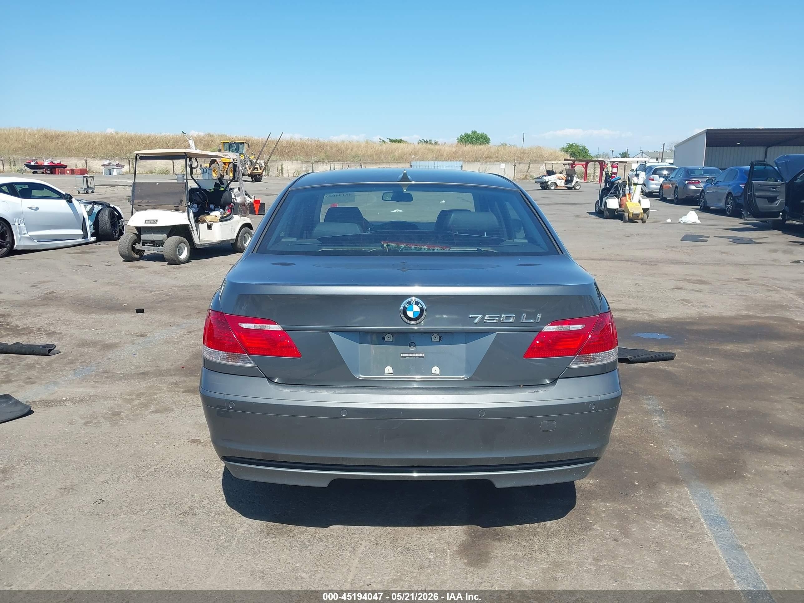 2007 Bmw 750li   Black vin: WBAHN83577DT72431
