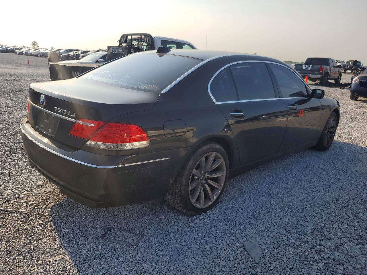2008 Bmw 750 Li Black vin: WBAHN83578DT78084