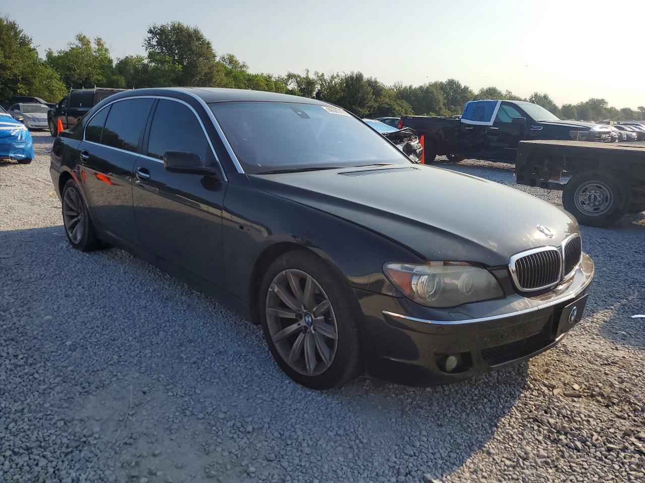 2008 Bmw 750 Li Black vin: WBAHN83578DT78084