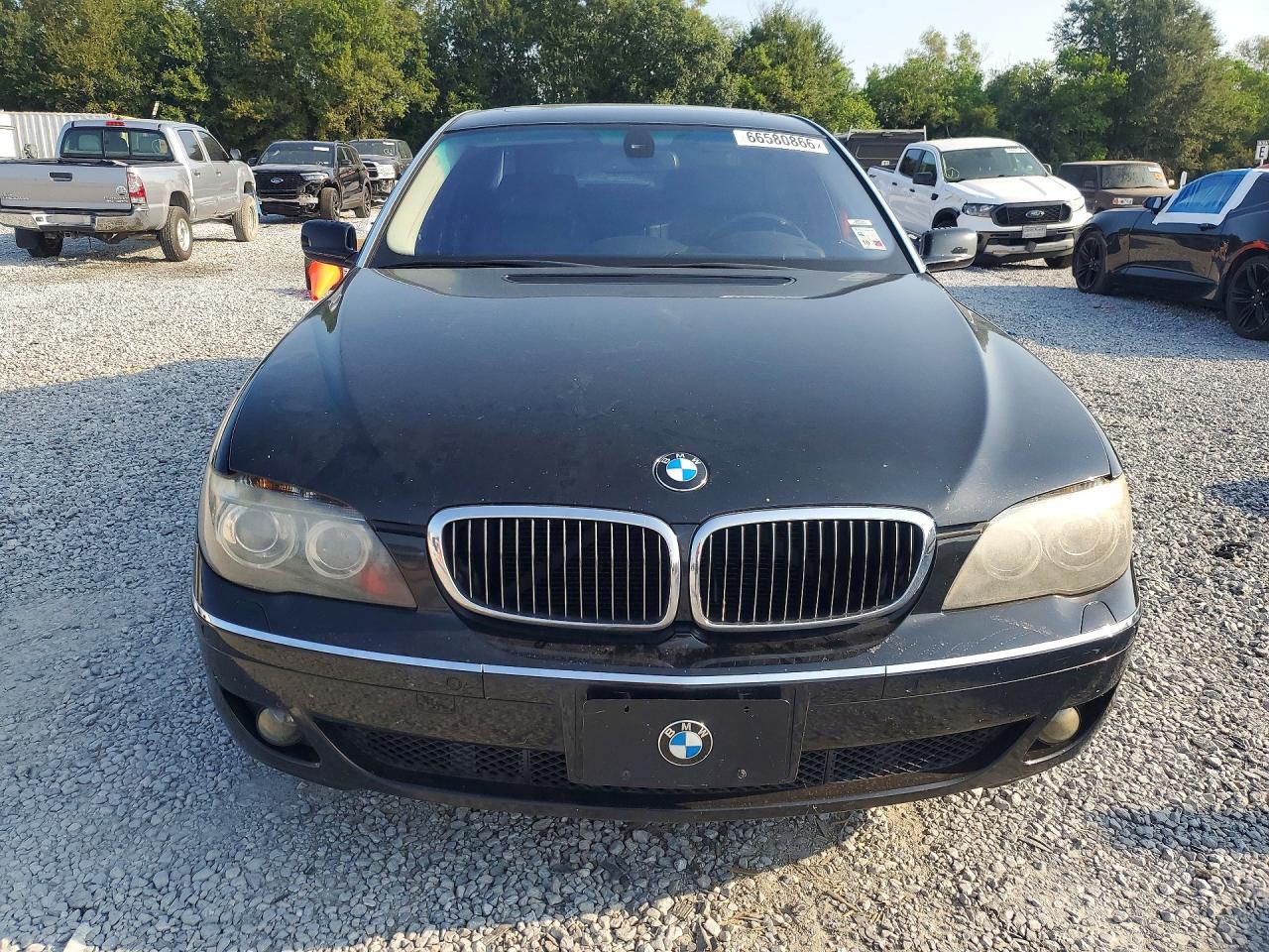 2008 Bmw 750 Li Black vin: WBAHN83578DT78084