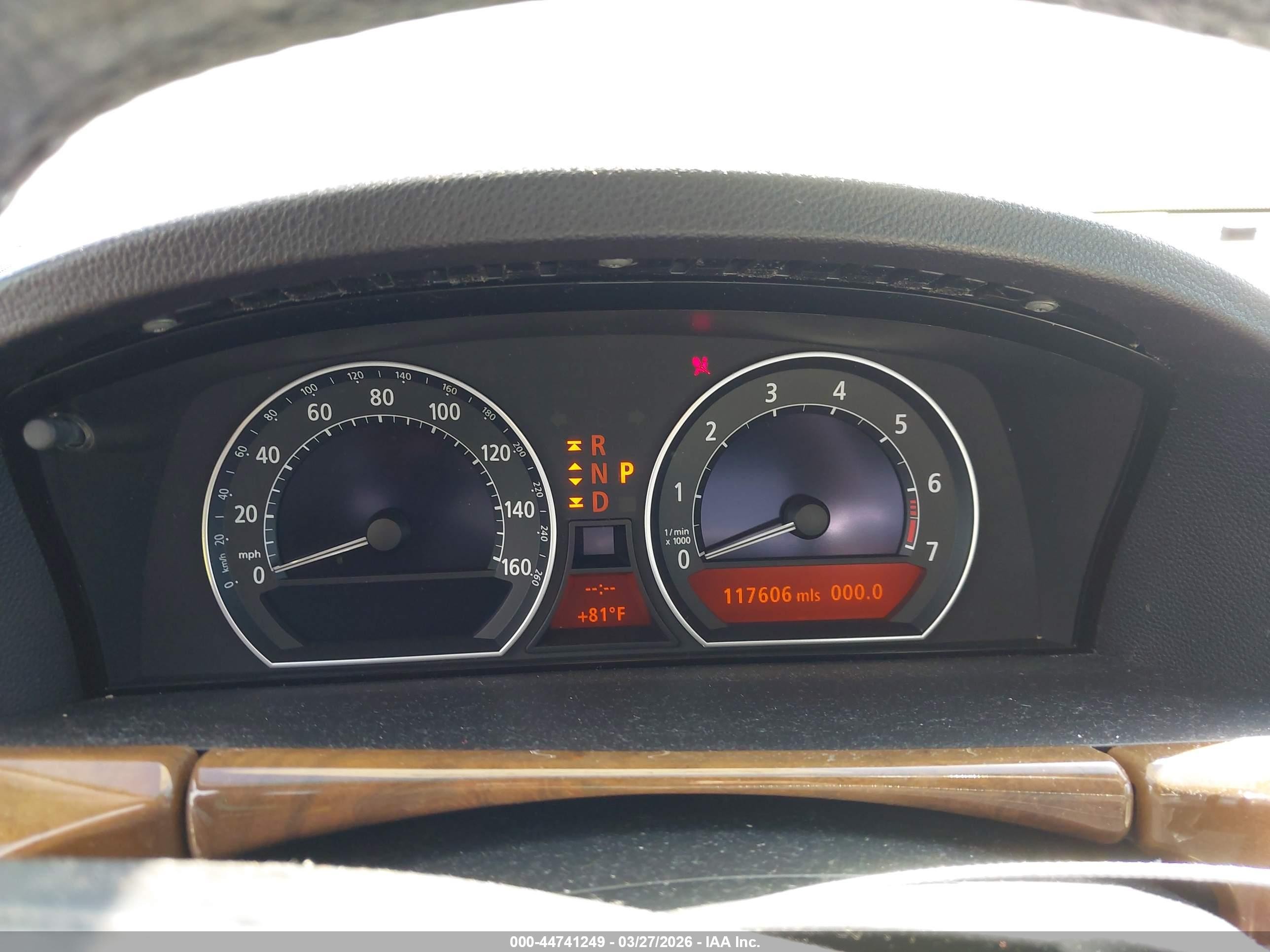 2008 Bmw 750li   White vin: WBAHN83578DT81597