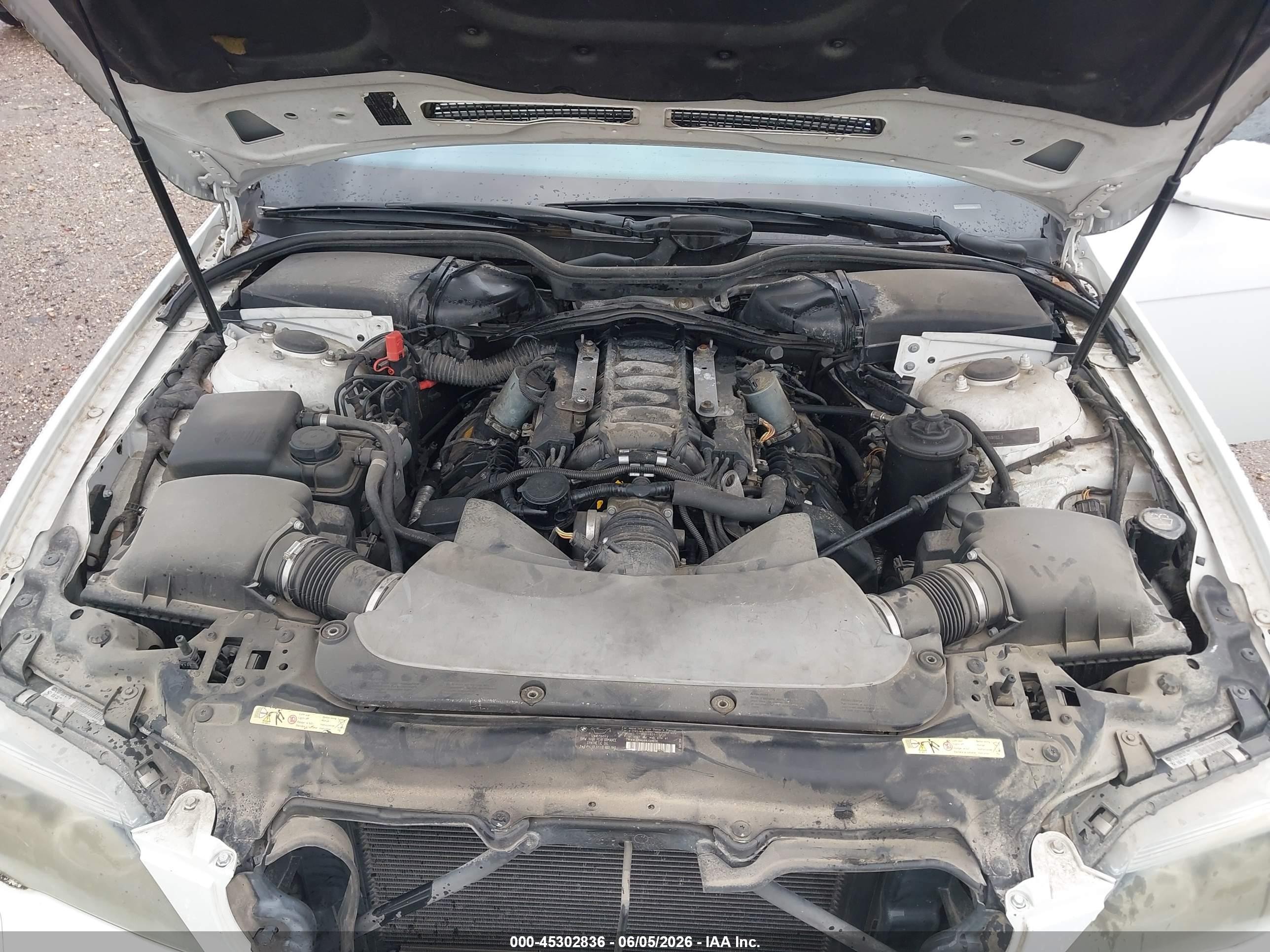 2008 Bmw 750li   White vin: WBAHN83578DT82135