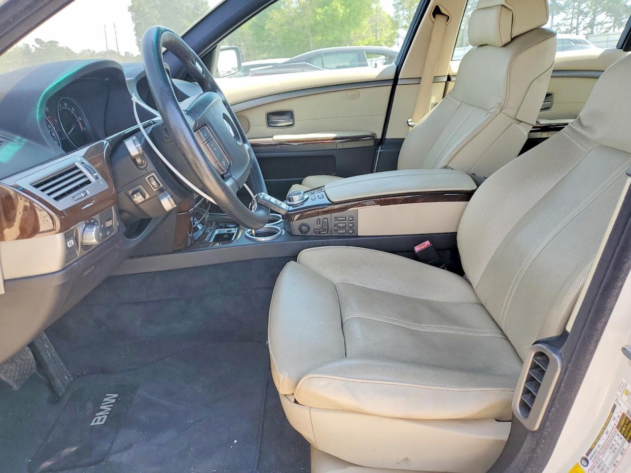 2008 Bmw 750 Li White vin: WBAHN83578DT83642