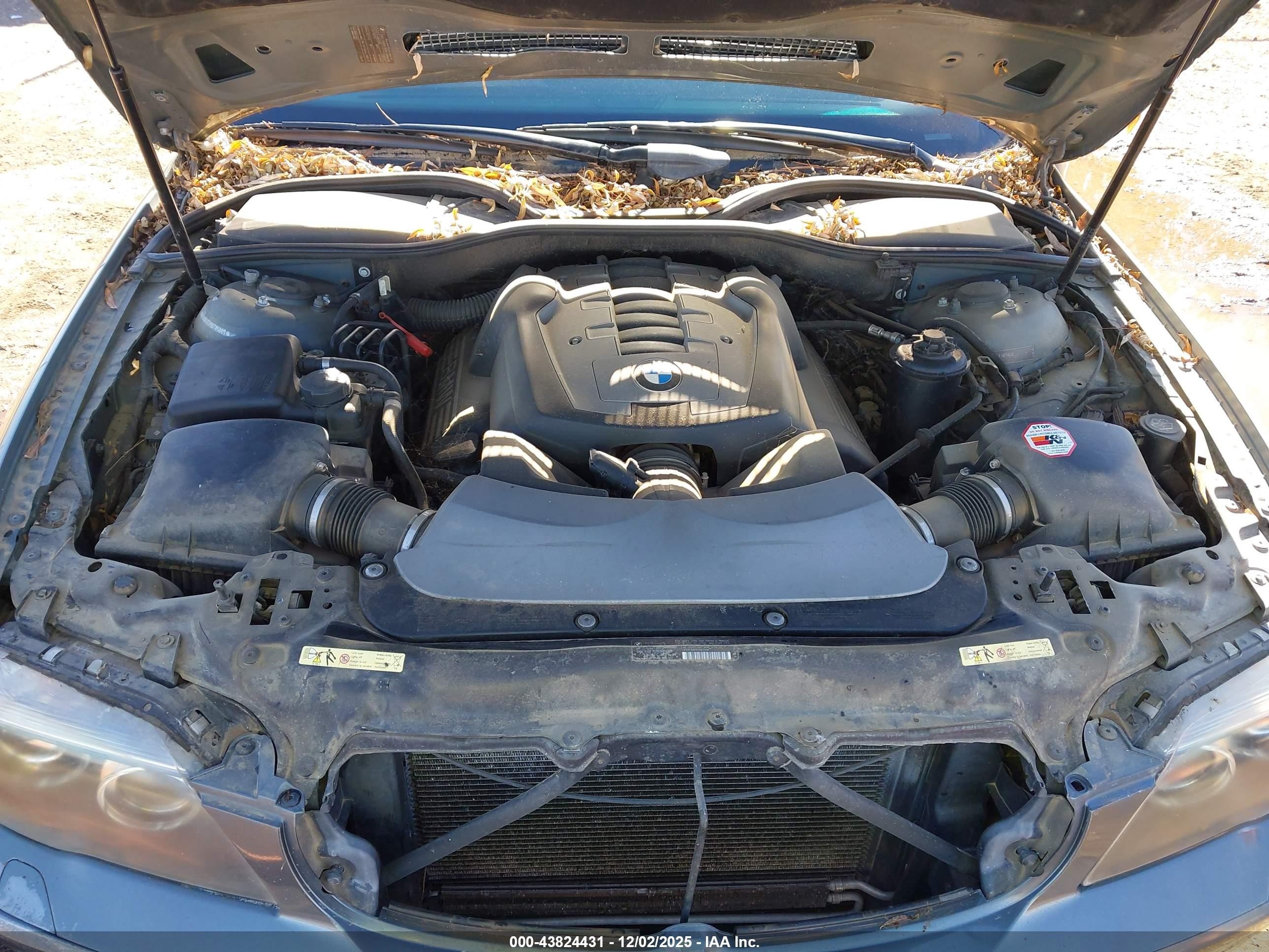 2008 Bmw 750li   Gray vin: WBAHN83578DT85889