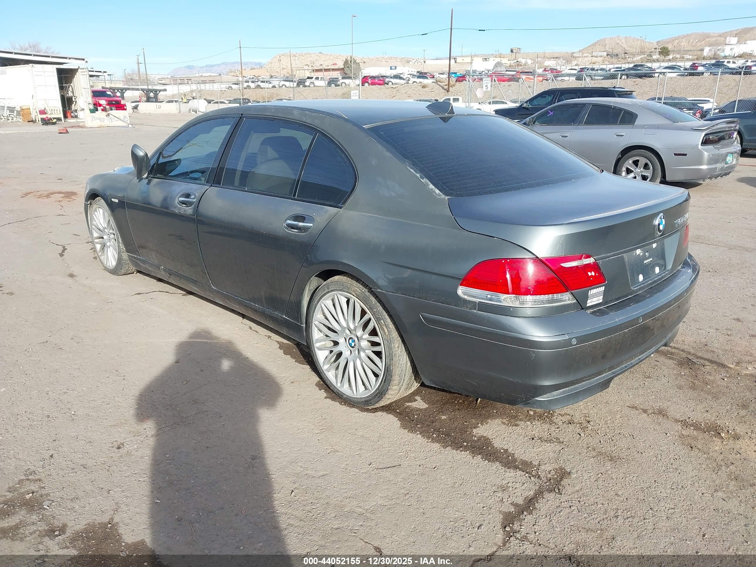 2008 Bmw 750li   Gray vin: WBAHN83578DT85889