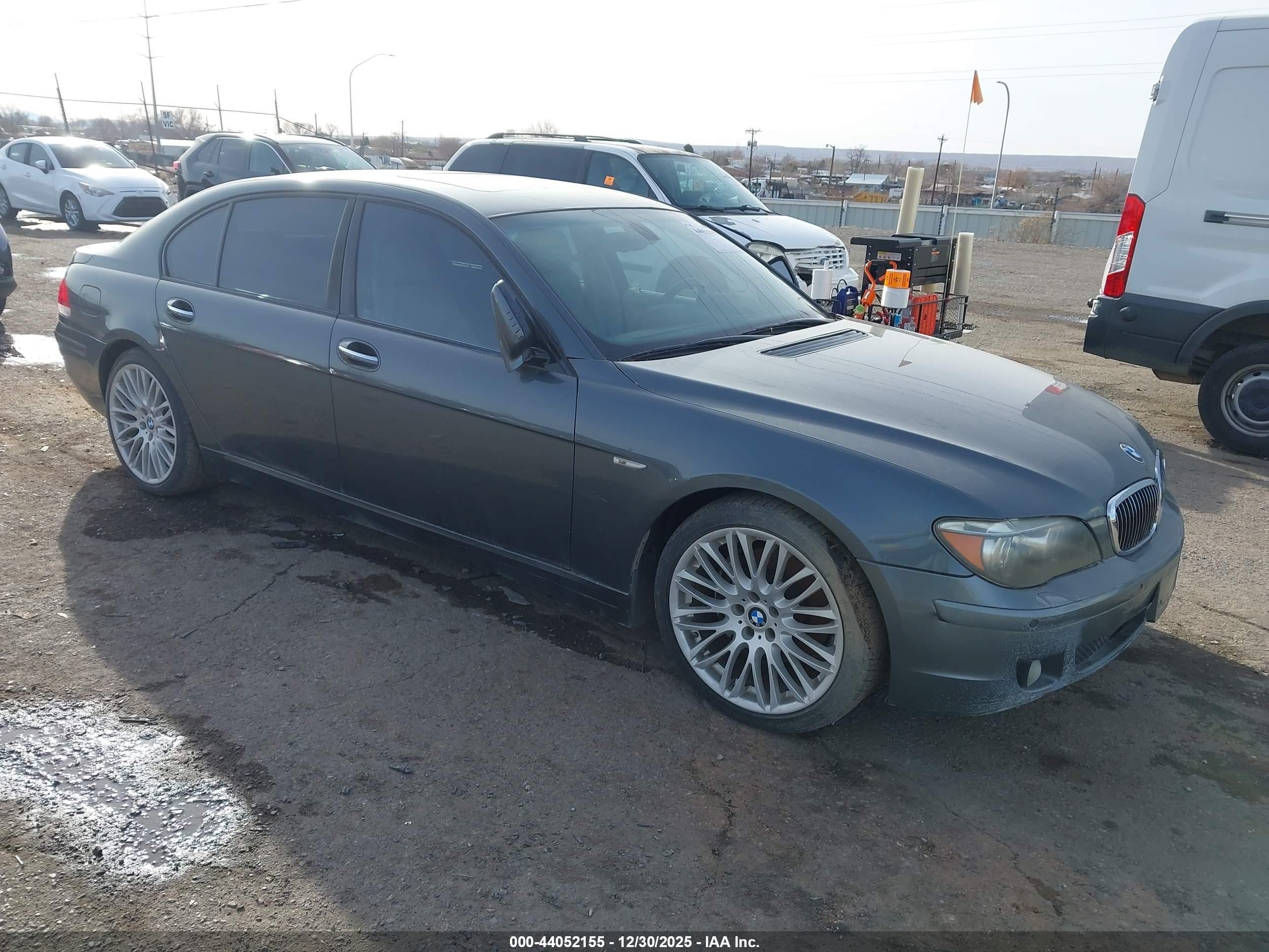 2008 Bmw 750li   Gray vin: WBAHN83578DT85889