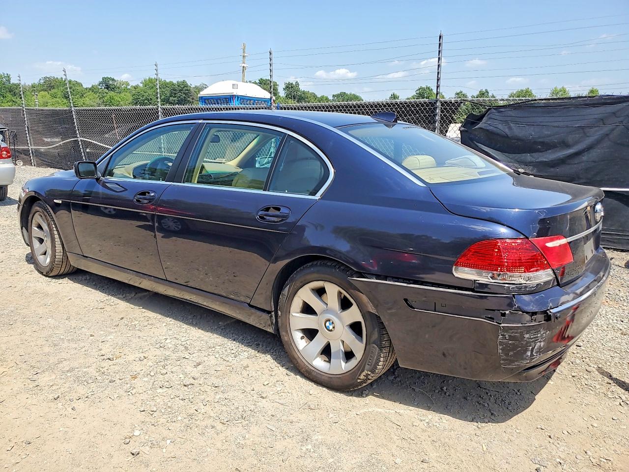 2006 Bmw 750 Li Blue vin: WBAHN83586DT36150