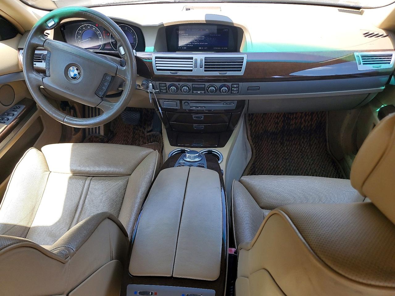 2006 Bmw 750 Li Blue vin: WBAHN83586DT36150