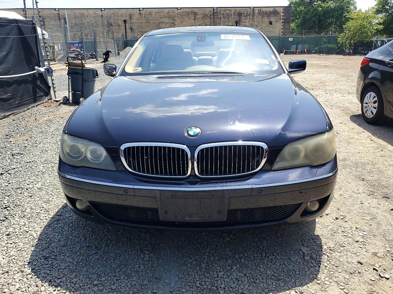 2006 Bmw 750 Li Blue vin: WBAHN83586DT36150