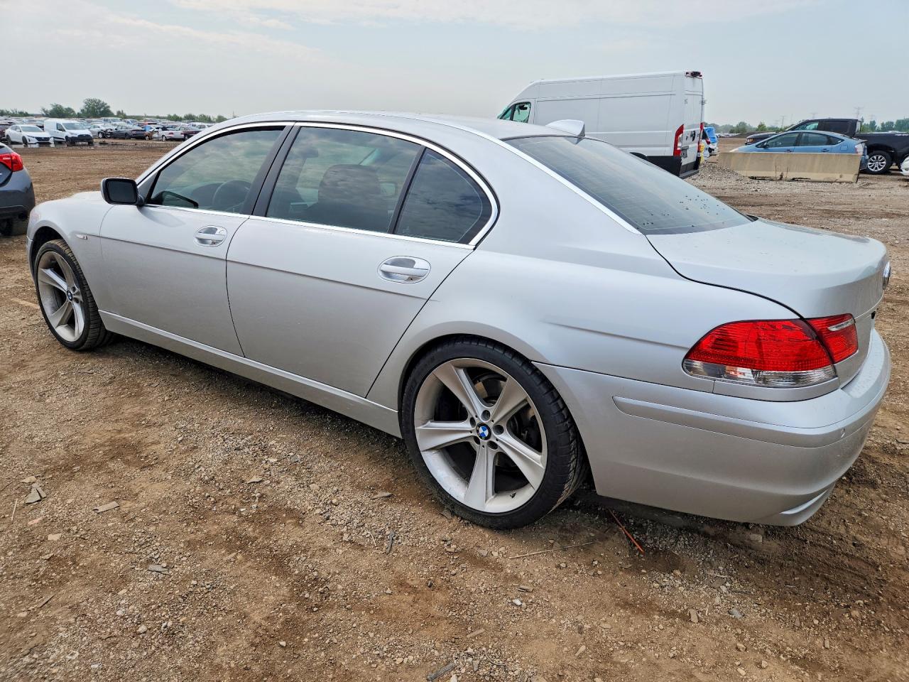 2006 Bmw 750 Li Silver vin: WBAHN83586DT39100