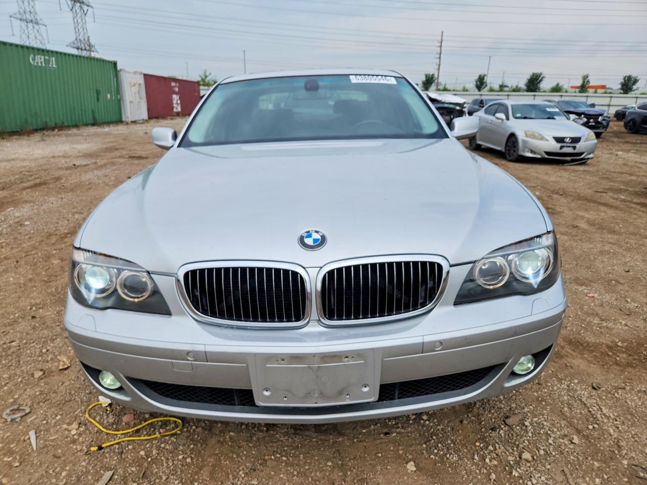 2006 Bmw 750 Li Silver vin: WBAHN83586DT39100