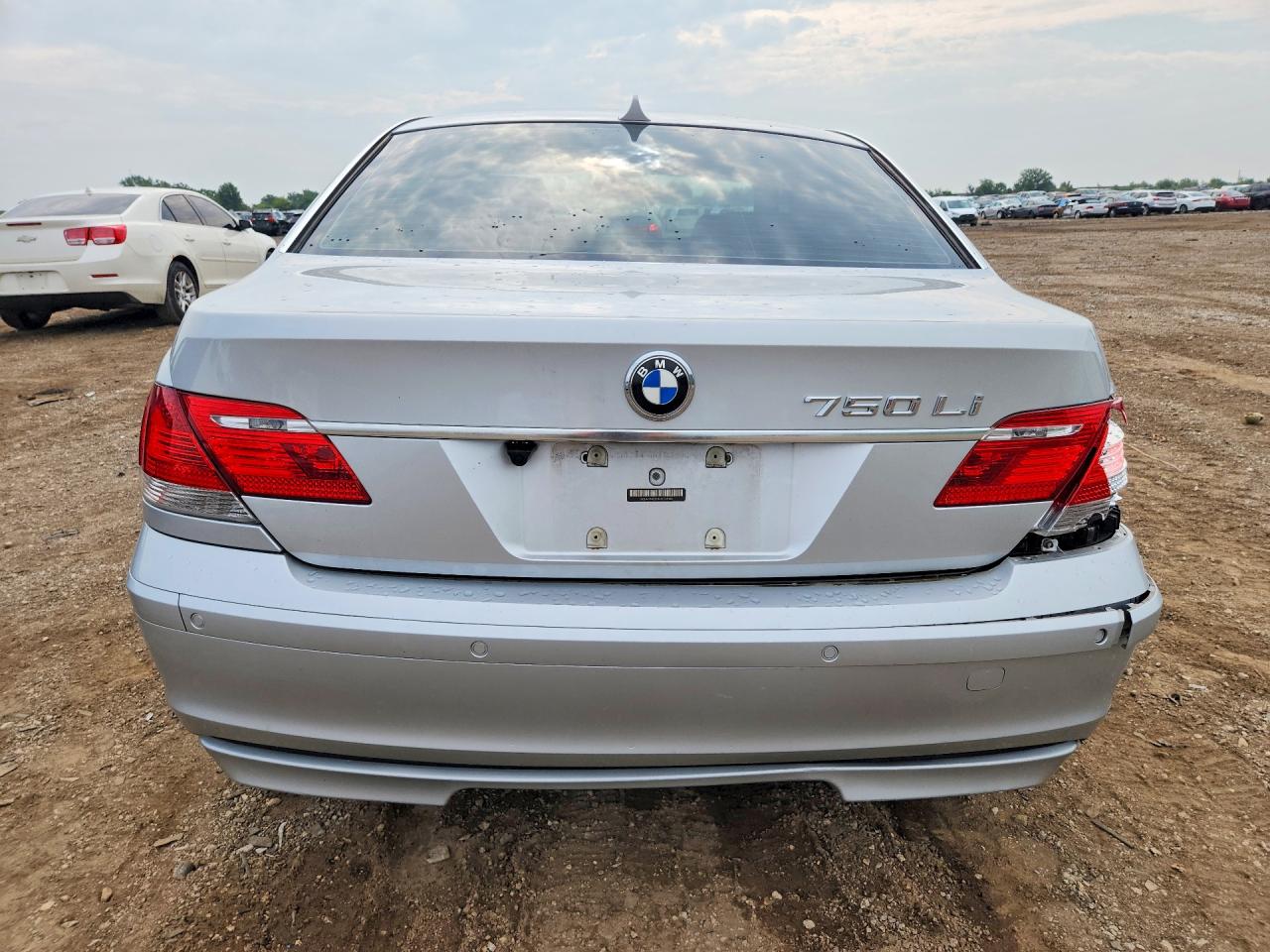 2006 Bmw 750 Li Silver vin: WBAHN83586DT39100