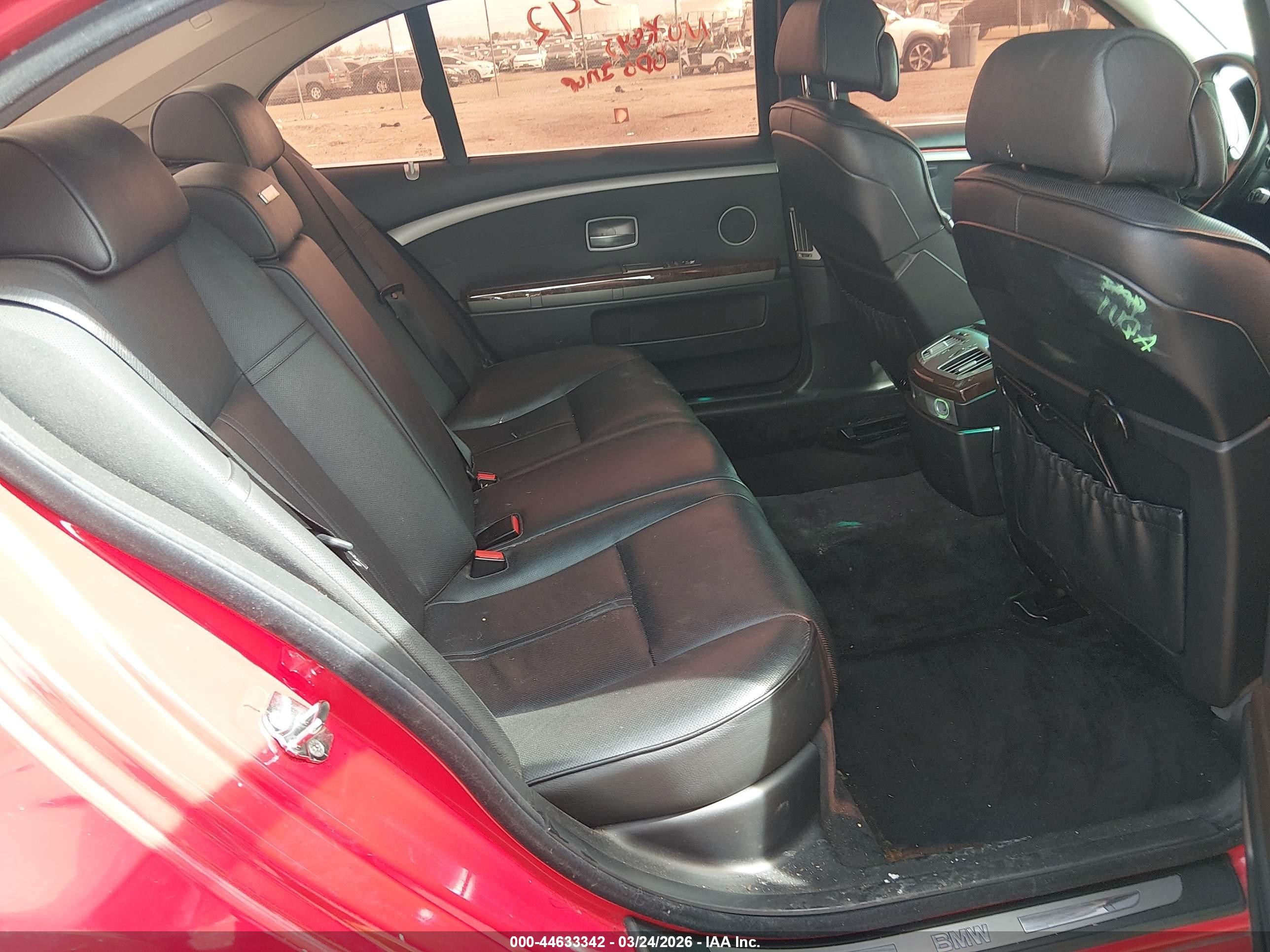 2006 Bmw 750li Red vin: WBAHN83586DT63820