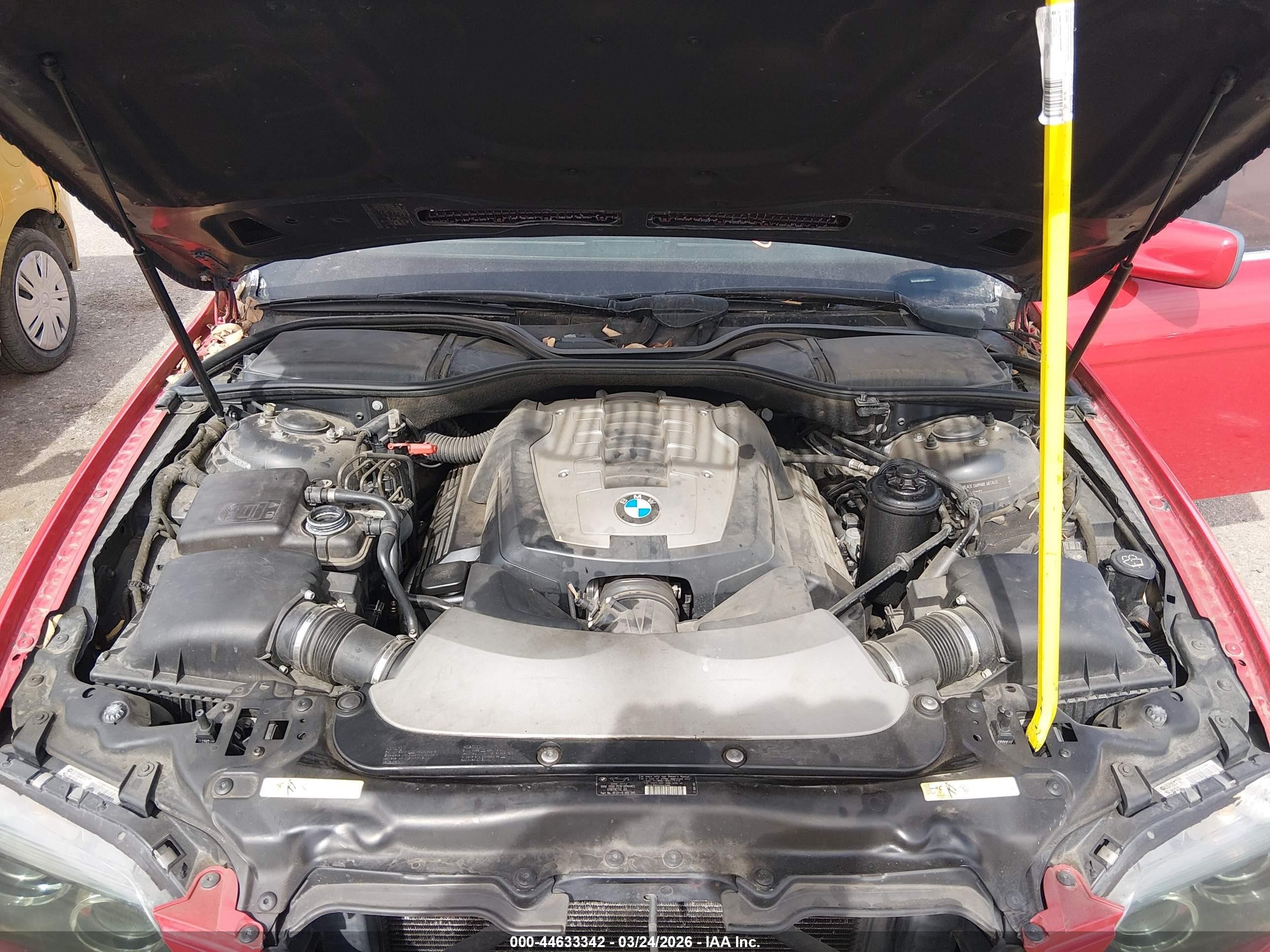 2006 Bmw 750li Red vin: WBAHN83586DT63820
