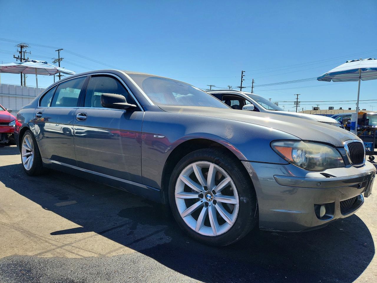 2007 Bmw 750 Gray vin: WBAHN83587DT67089