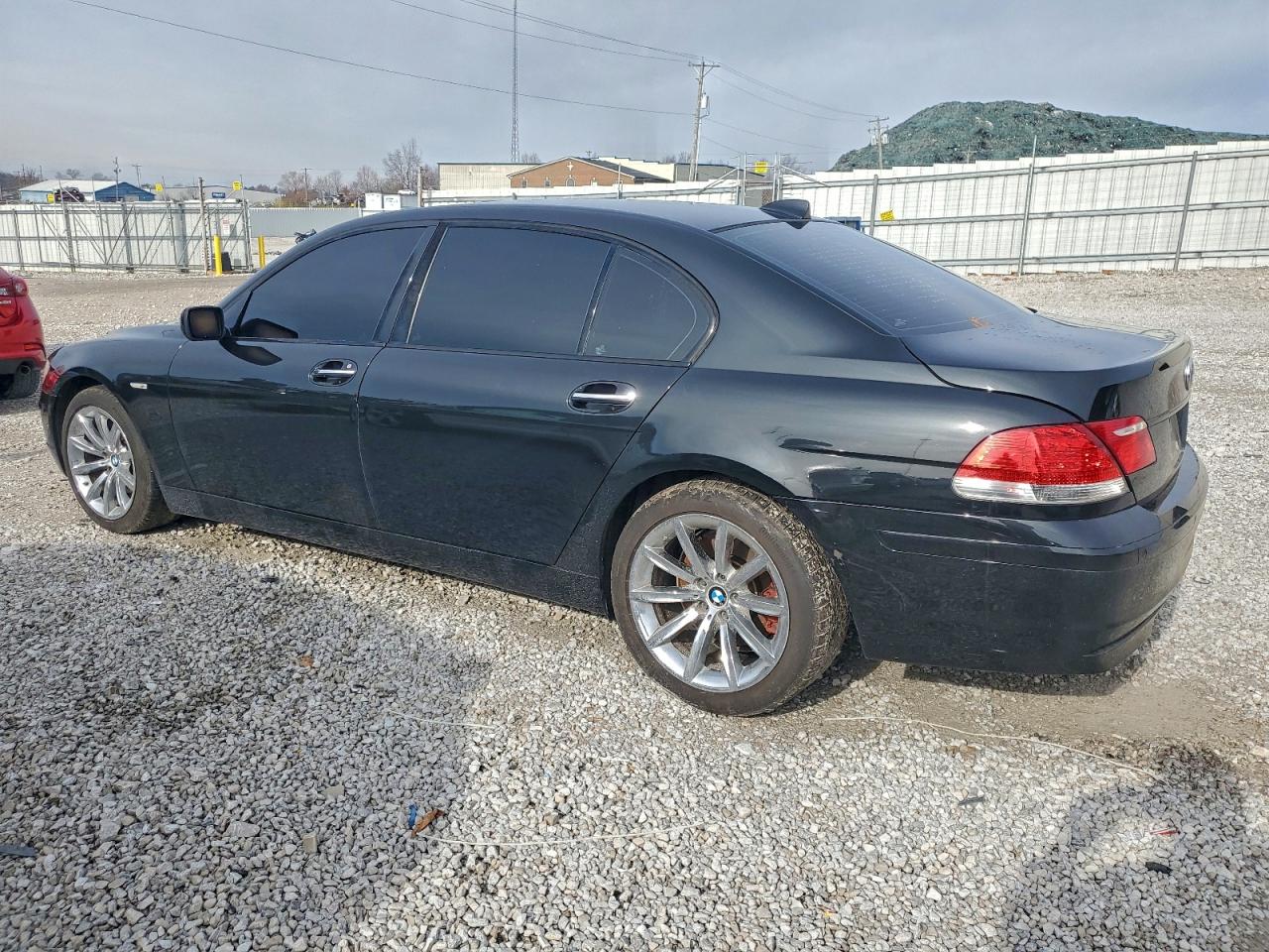 2007 Bmw 750 Черный vin: WBAHN83587DT73832