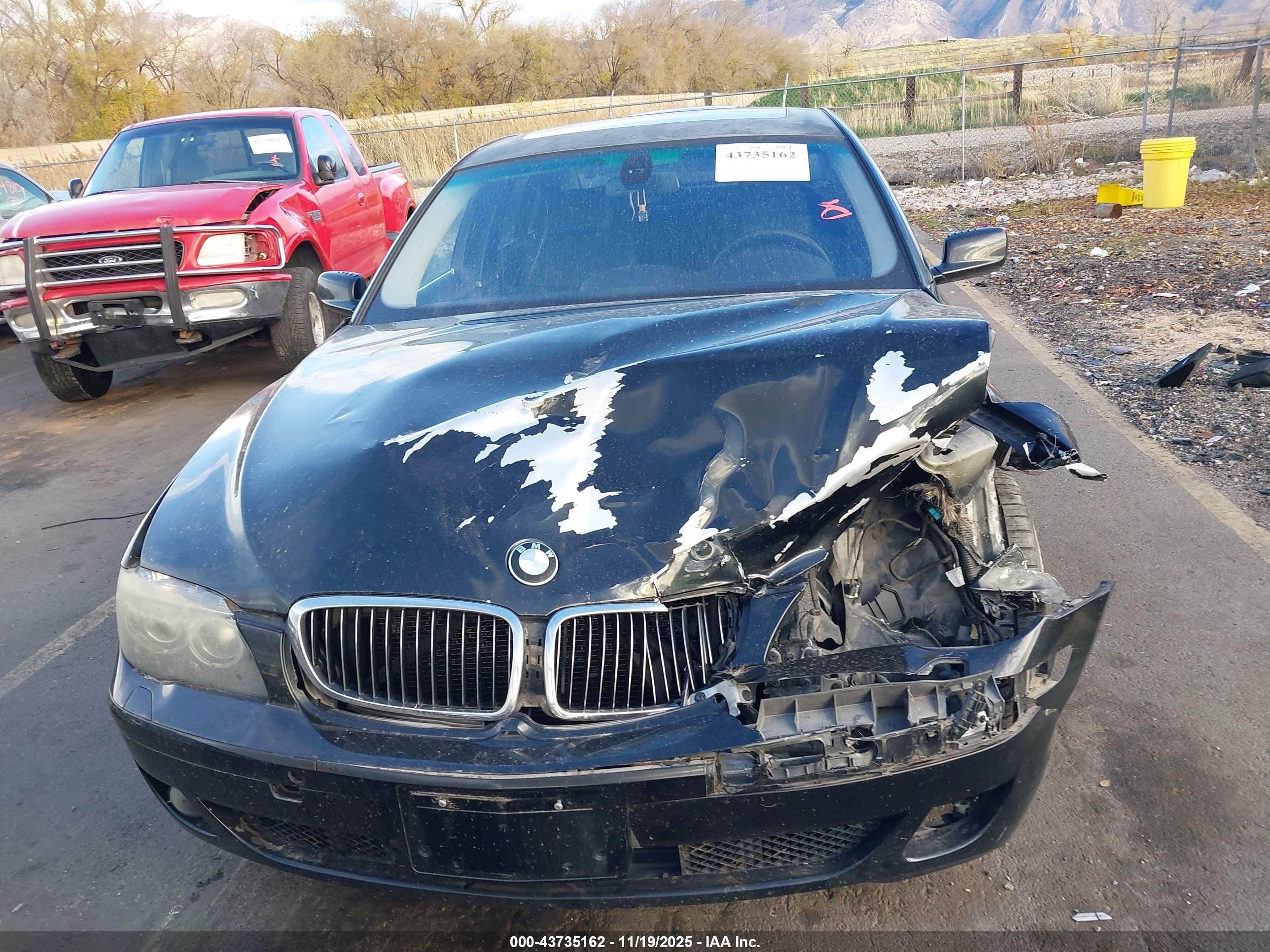 2008 Bmw 750li   Black vin: WBAHN83588DT79311