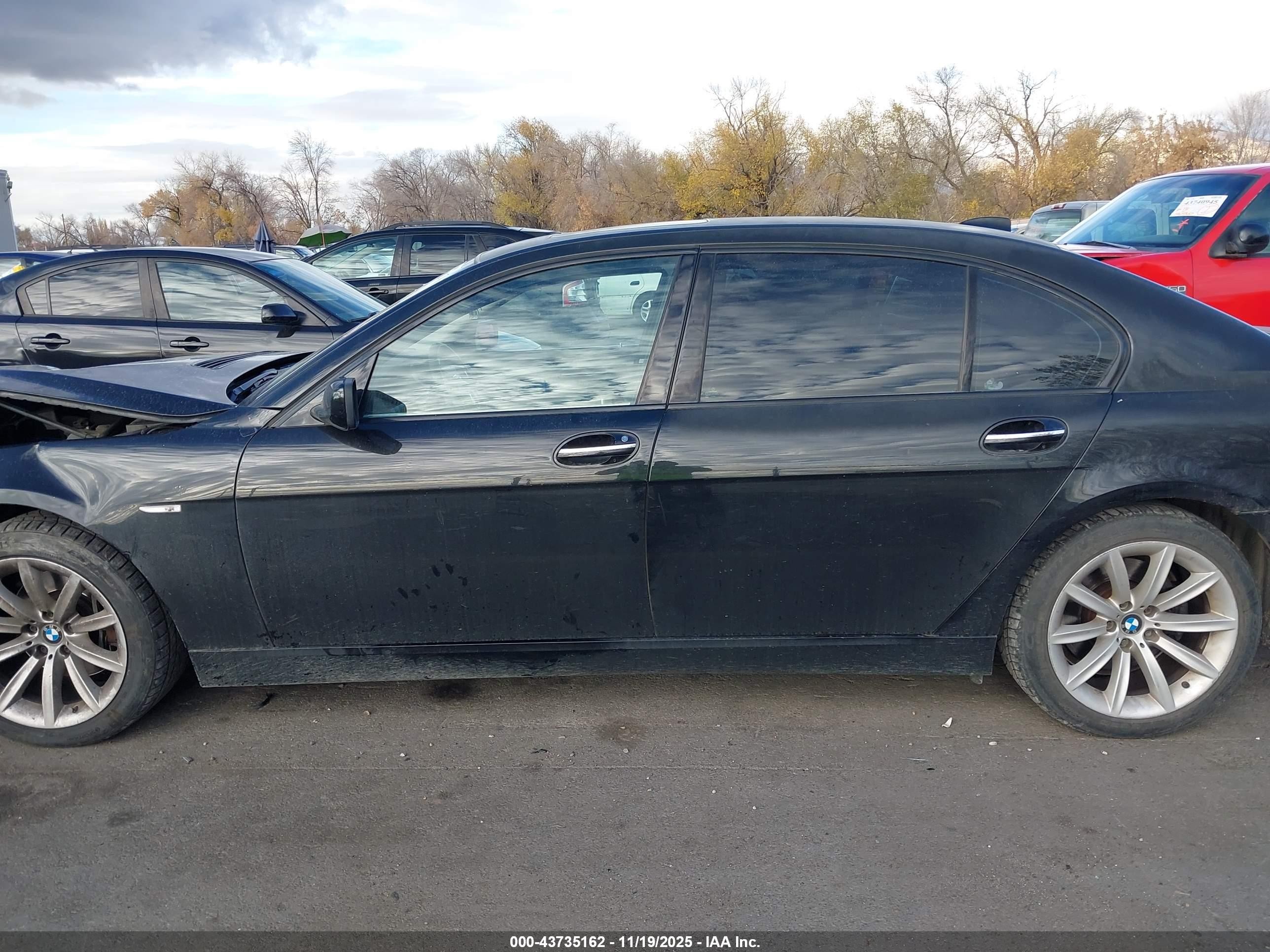 2008 Bmw 750li   Black vin: WBAHN83588DT79311