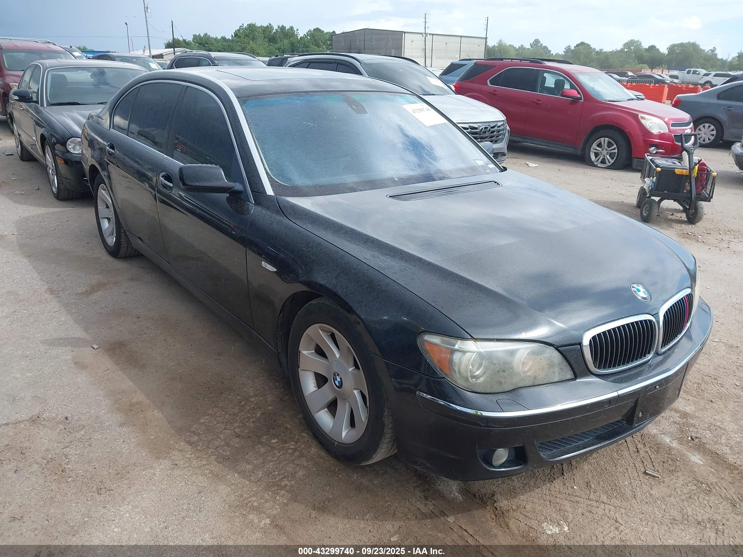 2008 Bmw 750li   Black vin: WBAHN83588DT79597