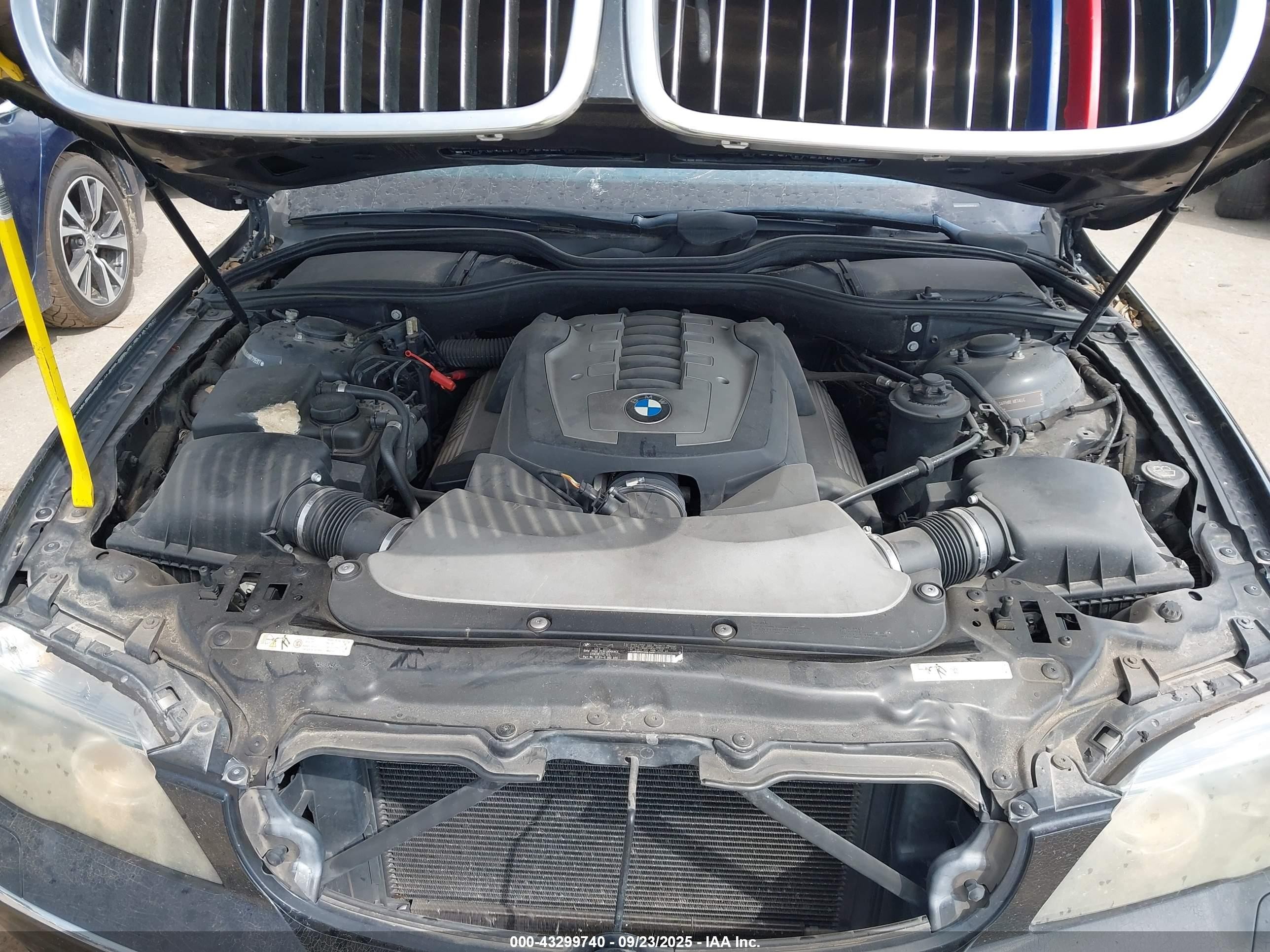 2008 Bmw 750li   Черный vin: WBAHN83588DT79597