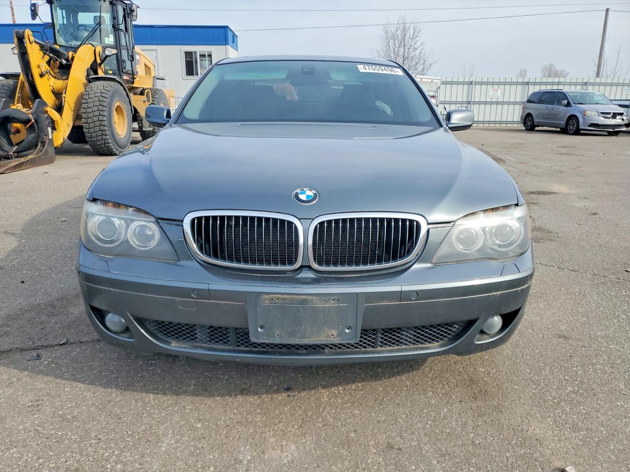 2008 Bmw 750 Li Серый vin: WBAHN83588DT83472