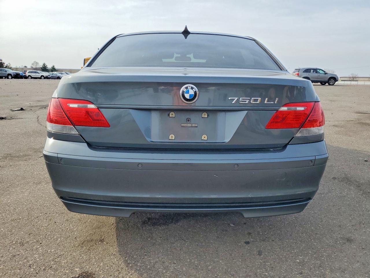 2008 Bmw 750 Li Серый vin: WBAHN83588DT83472