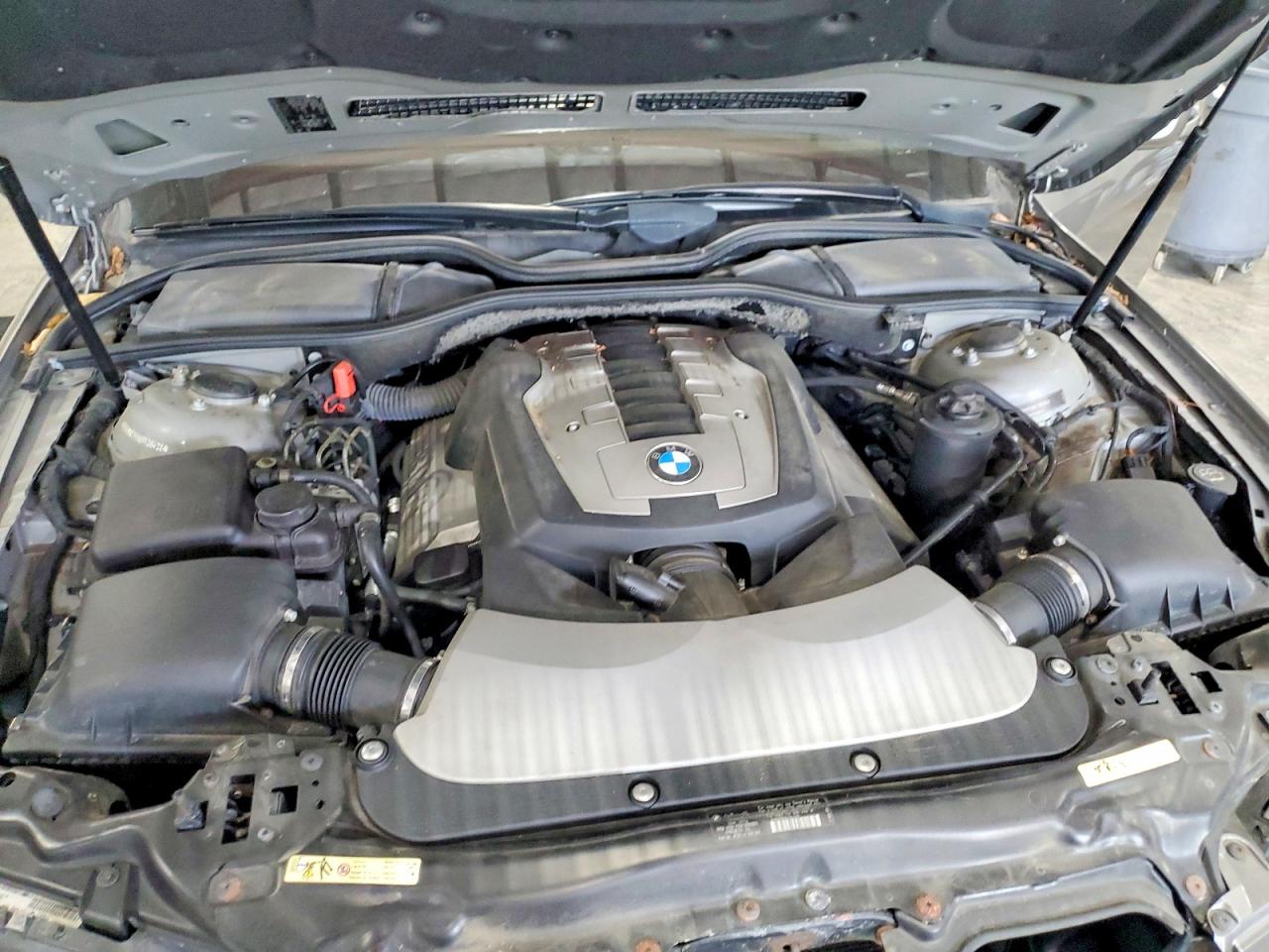 2006 Bmw 750 Li Silver vin: WBAHN83596DT28428