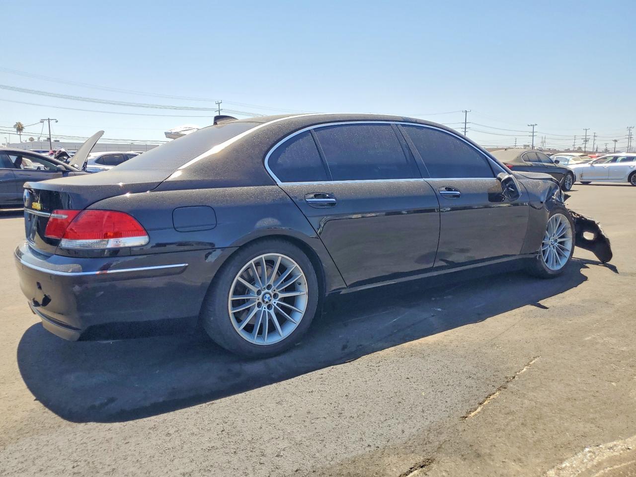 2006 Bmw 750 Li Black vin: WBAHN83596DT29904