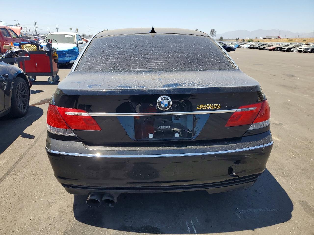 2006 Bmw 750 Li Black vin: WBAHN83596DT29904