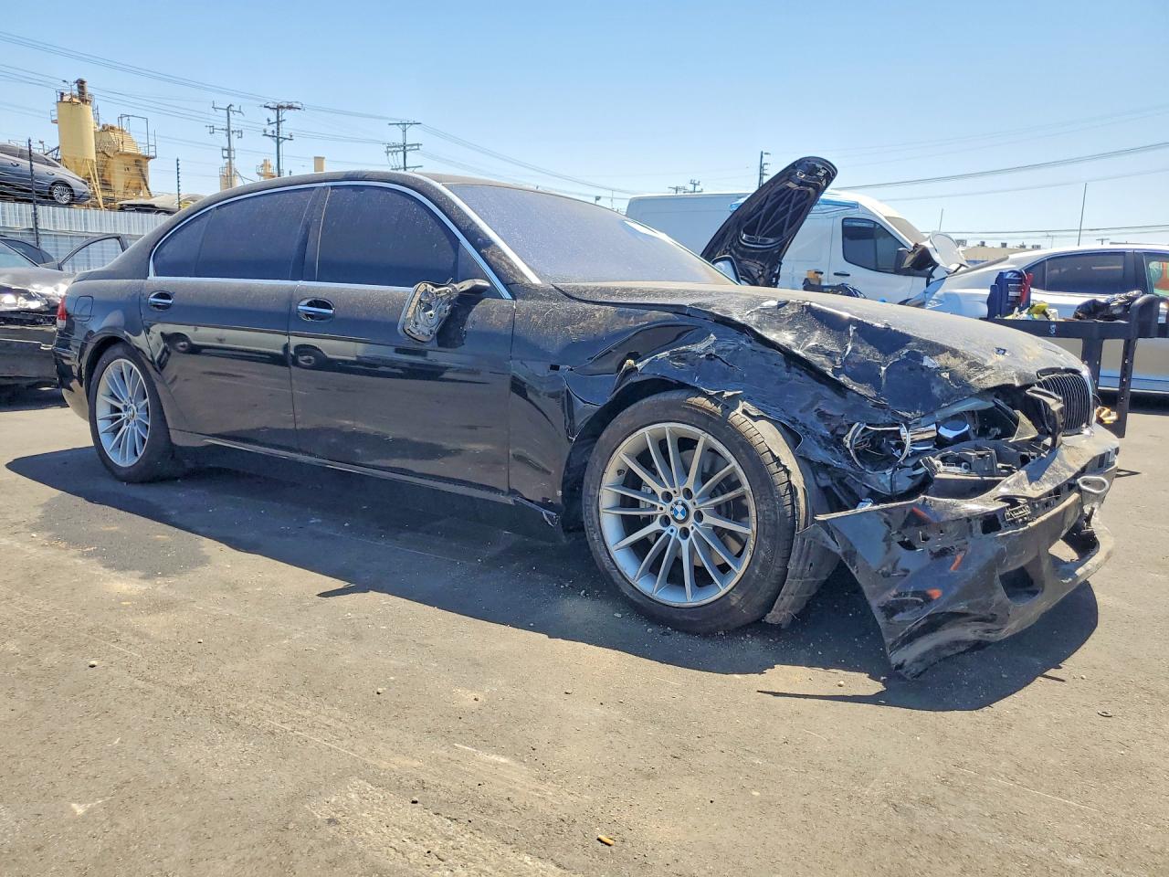 2006 Bmw 750 Li Black vin: WBAHN83596DT29904