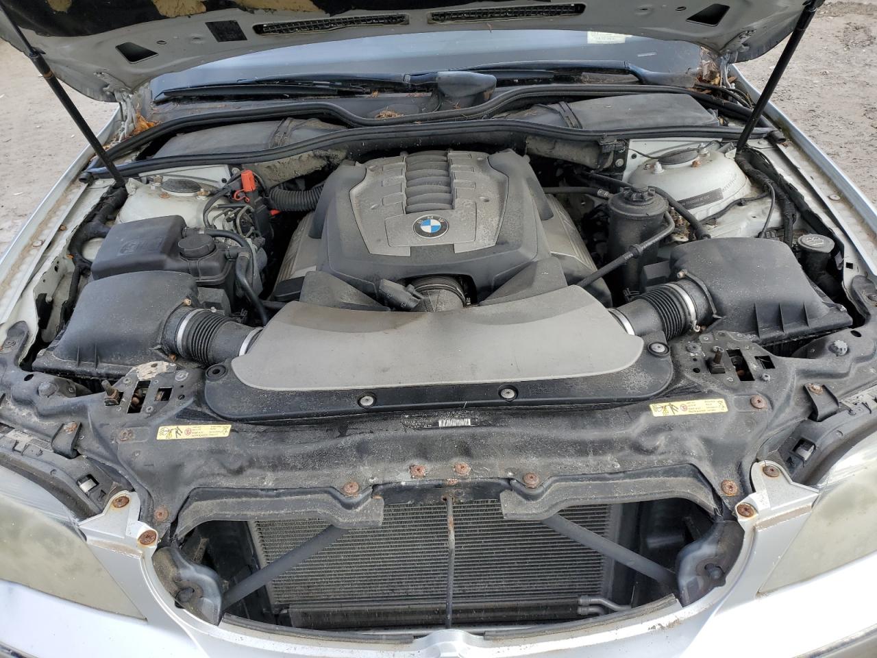 2006 Bmw 750 Li Серебряный vin: WBAHN83596DT32138