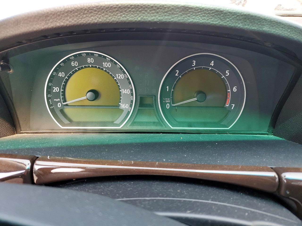 2007 Bmw 750 Black vin: WBAHN83597DT66565