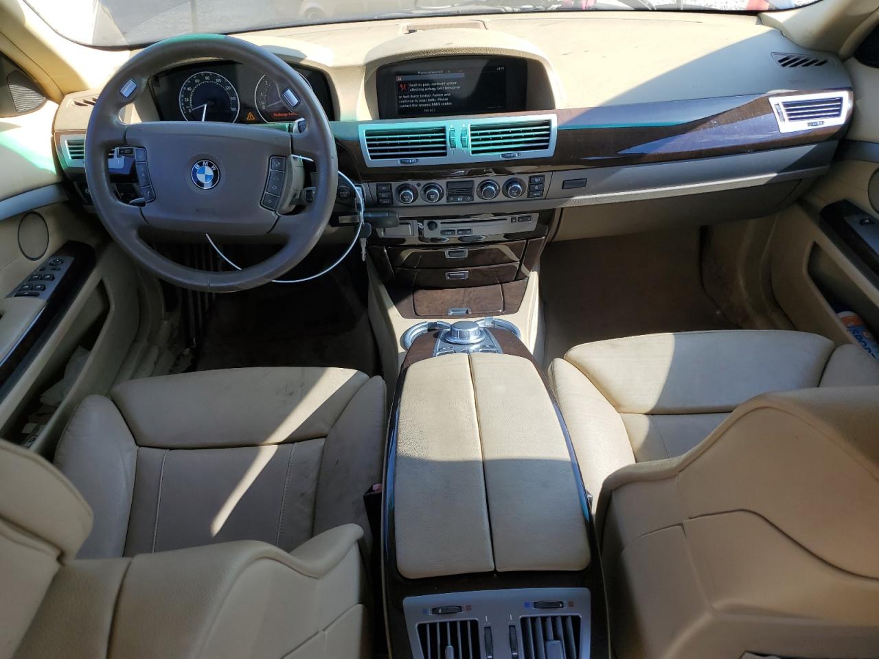 2007 Bmw 750 Black vin: WBAHN83597DT71653