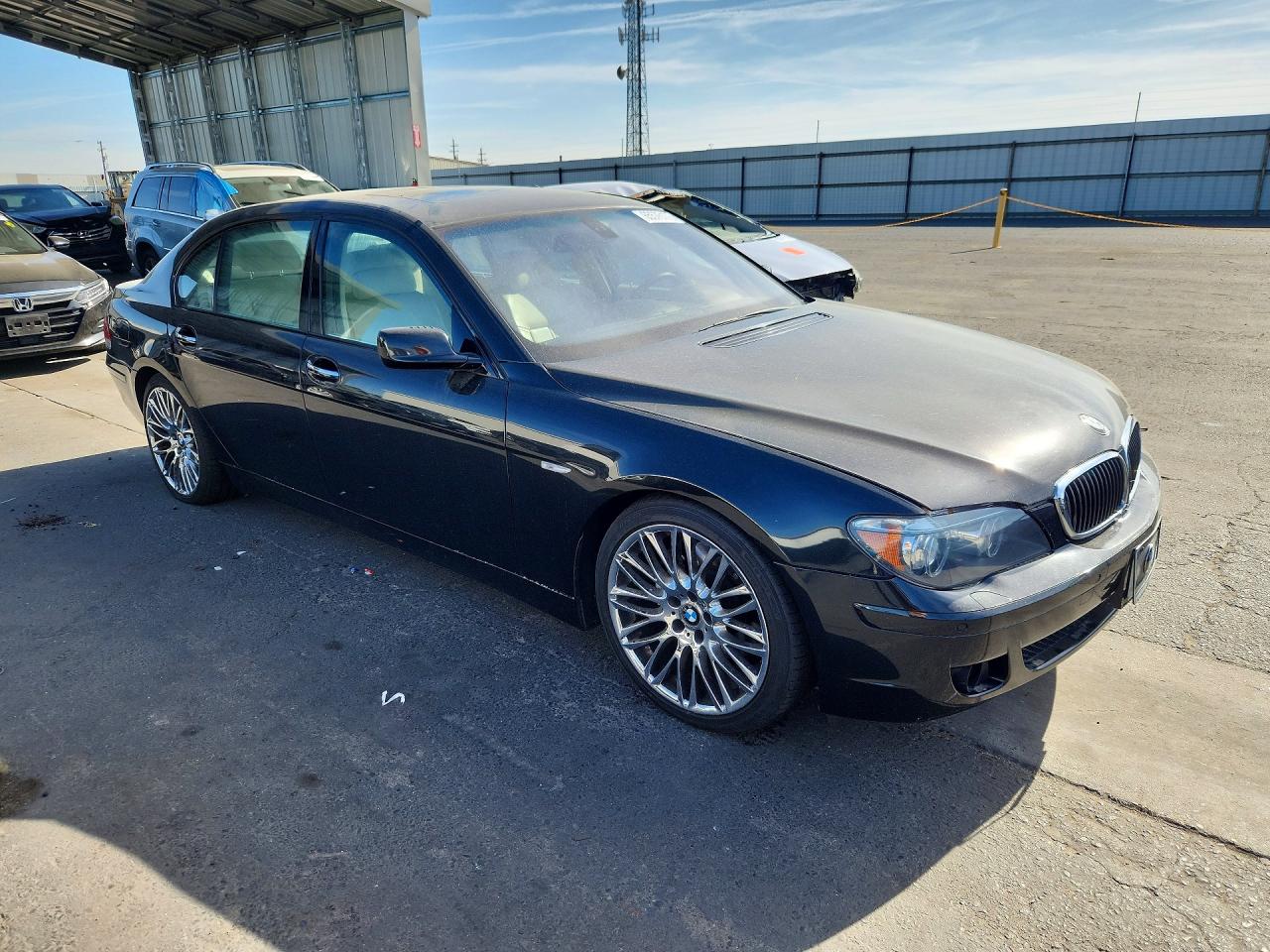 2008 Bmw 750 Li Black vin: WBAHN83598DT81486
