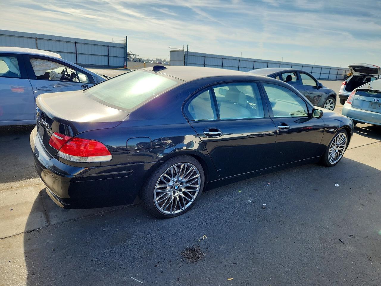 2008 Bmw 750 Li Black vin: WBAHN83598DT81486