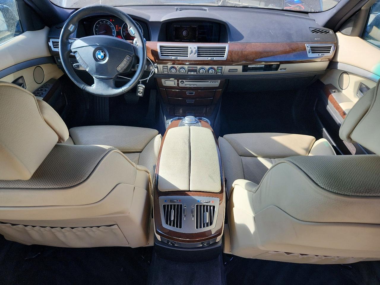 2008 Bmw 750 Li Black vin: WBAHN83598DT81486