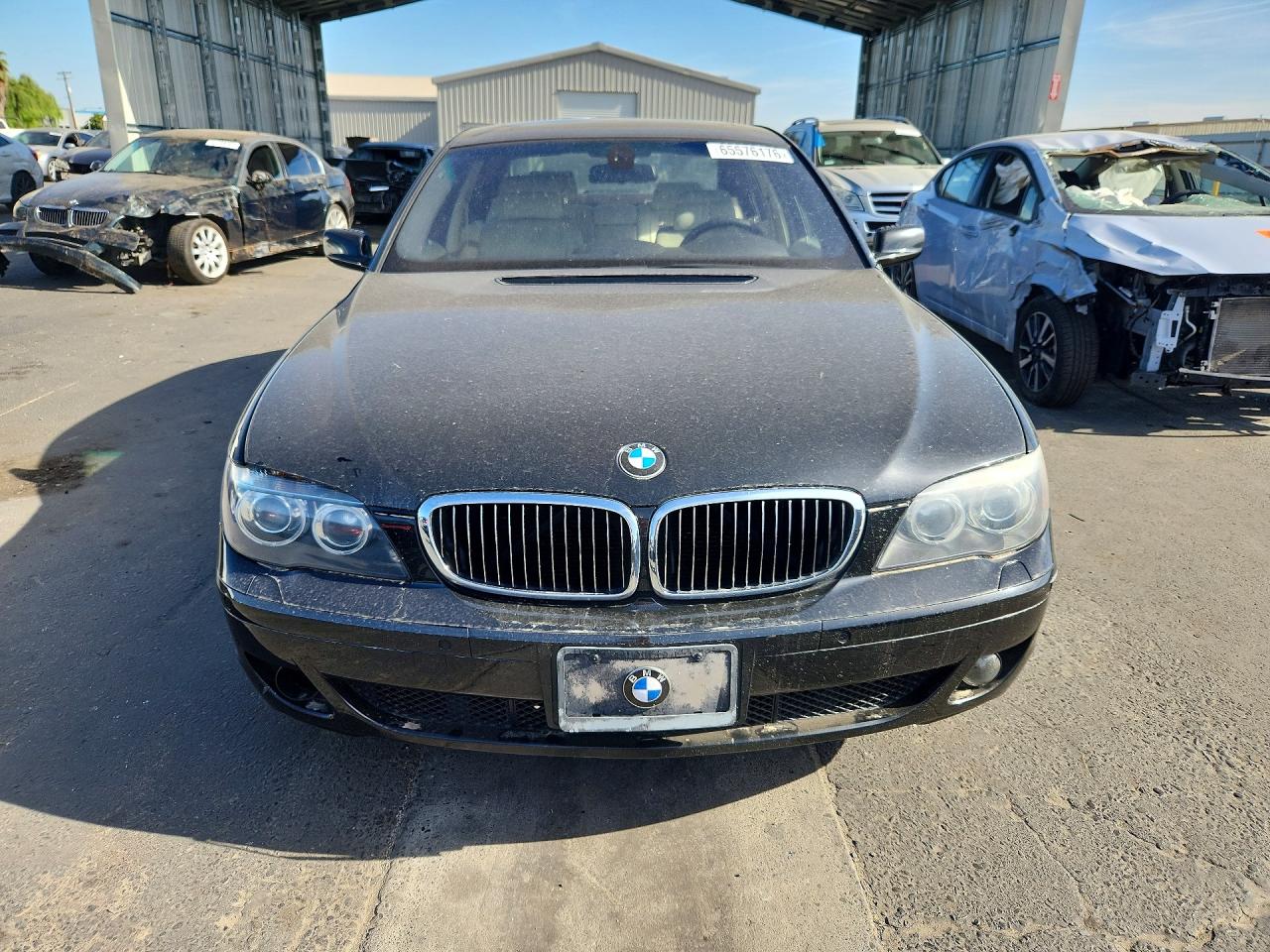 2008 Bmw 750 Li Black vin: WBAHN83598DT81486