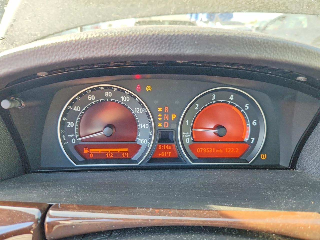 2008 Bmw 750 Li Black vin: WBAHN83598DT81486