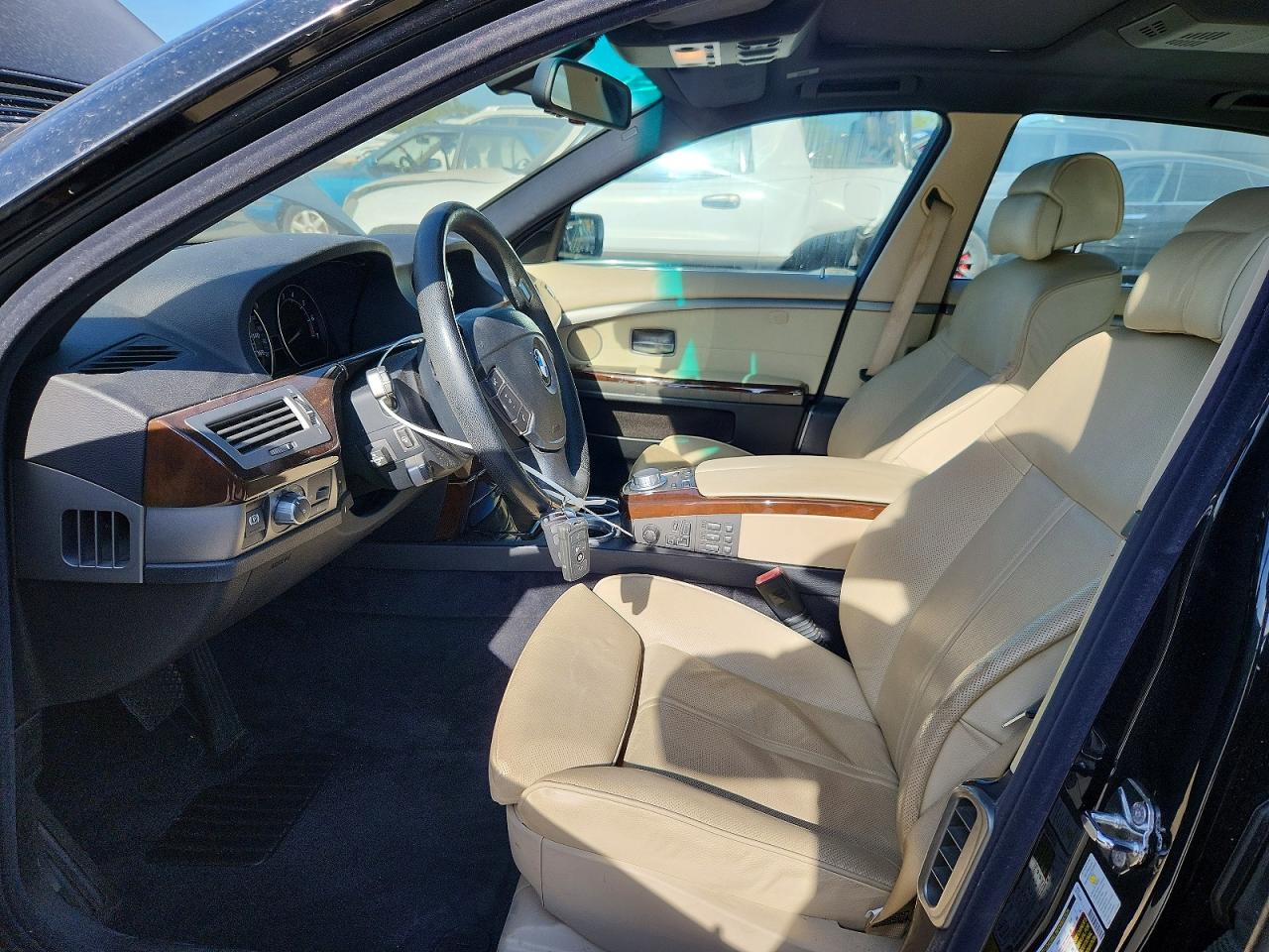 2008 Bmw 750 Li Black vin: WBAHN83598DT81486