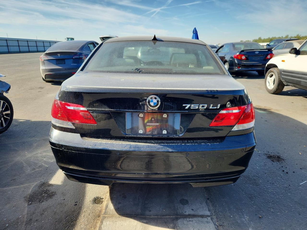 2008 Bmw 750 Li Black vin: WBAHN83598DT81486