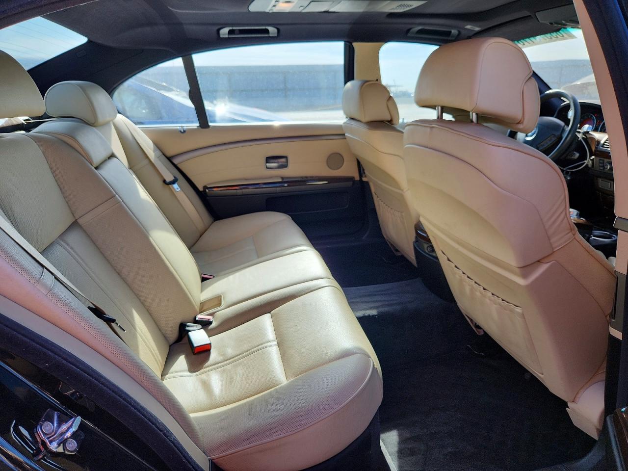 2008 Bmw 750 Li Black vin: WBAHN83598DT81486