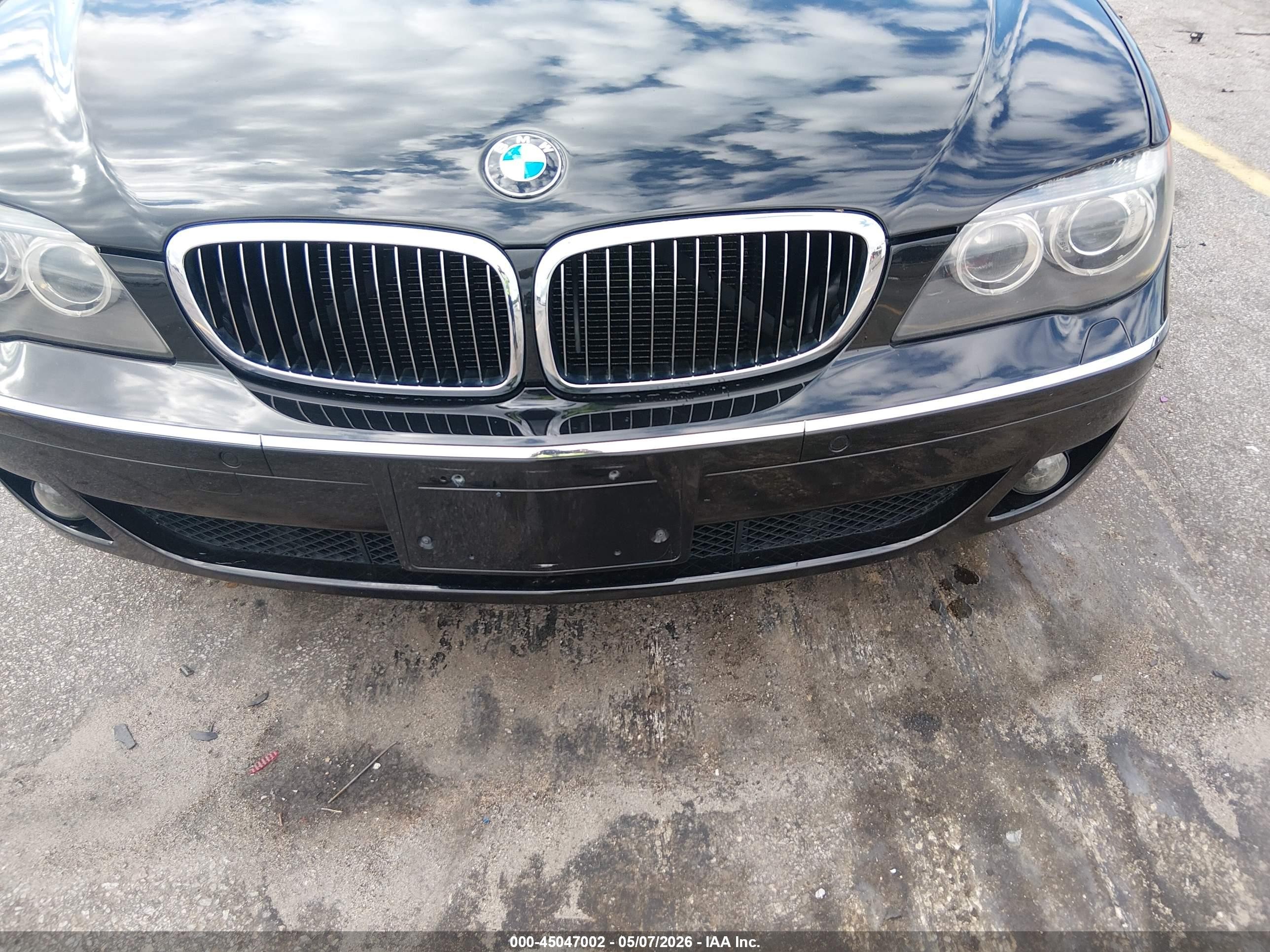 2008 Bmw 750li   Black vin: WBAHN83598DT85263