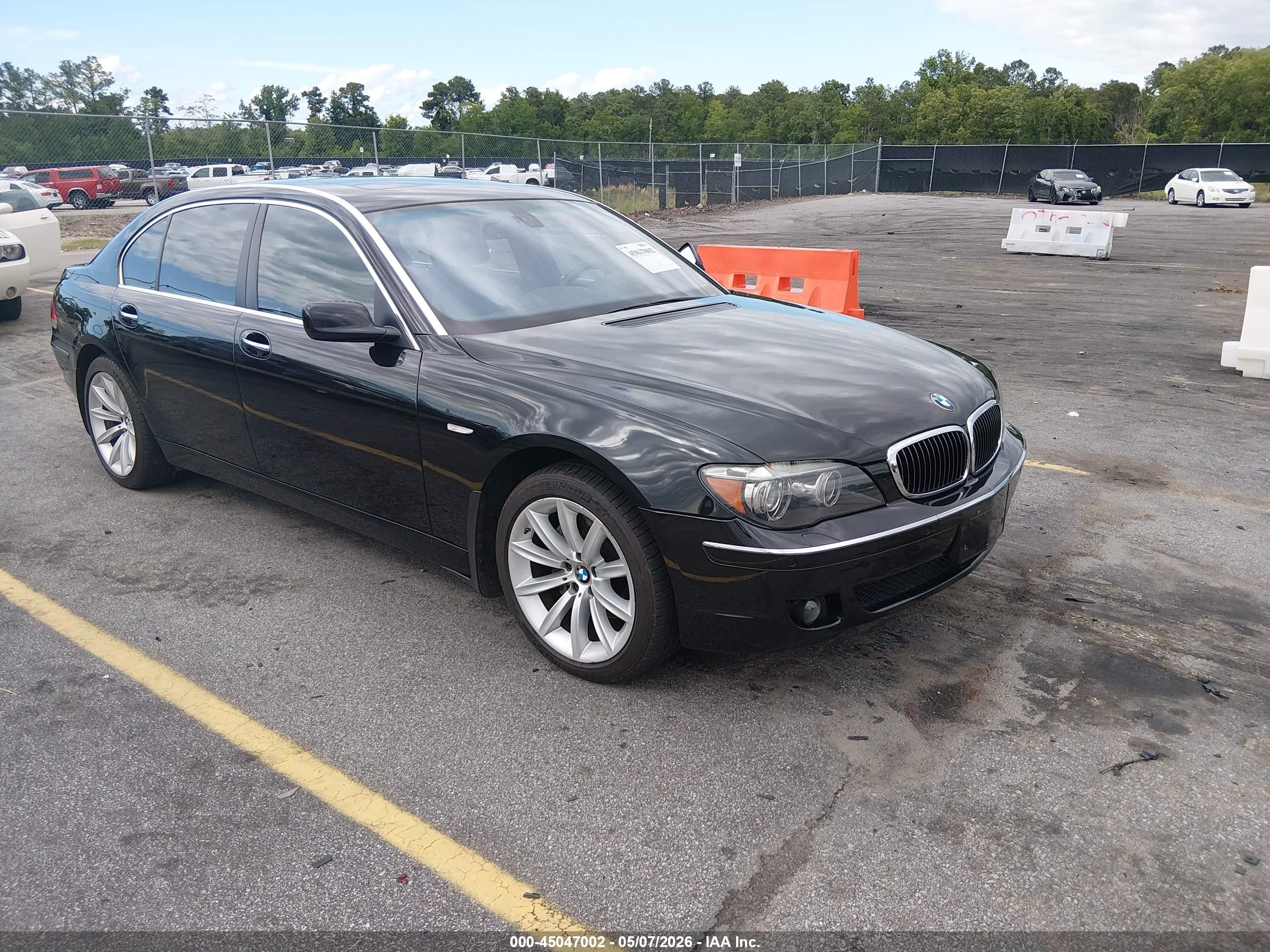 2008 Bmw 750li   Black vin: WBAHN83598DT85263