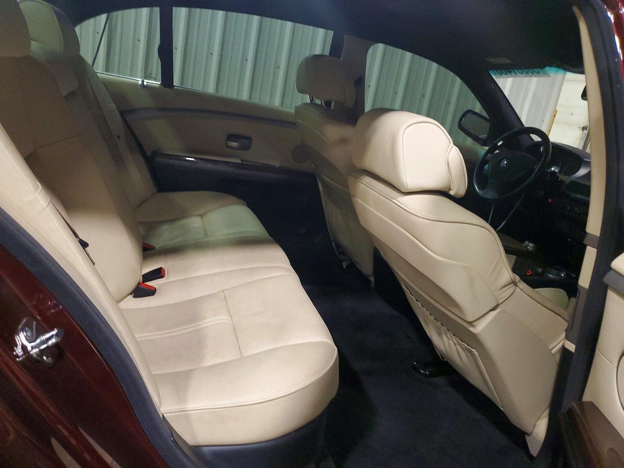2008 Bmw 750 Li Maroon vin: WBAHN83598DT85408