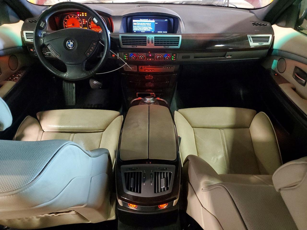 2008 Bmw 750 Li Maroon vin: WBAHN83598DT85408