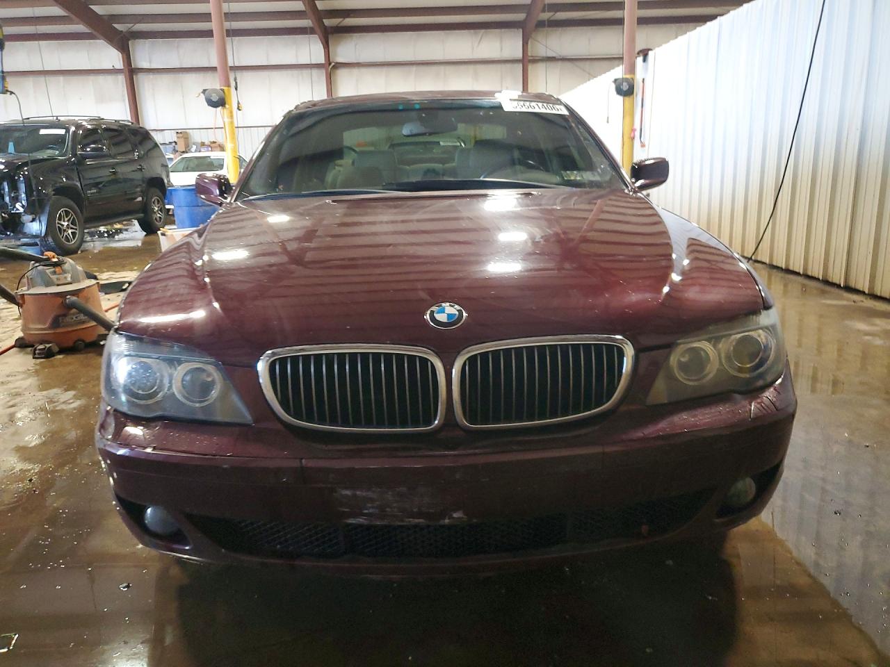 2008 Bmw 750 Li Maroon vin: WBAHN83598DT85408