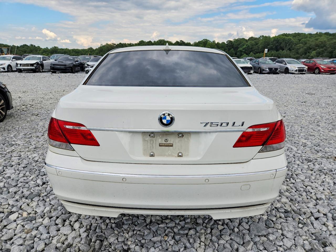 2006 Bmw 750 Li White vin: WBAHN835X6DT36988